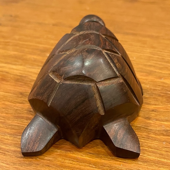 Tortoise Turtle‎ Statue Carved Sculpture Wood Resin Decor Figurine - Picture 4 of 10